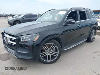 2020 Mercedes-Benz GLS 450 with VIN 4JGFF5KE7LA152530, listed as a IAAI auction lot 42440385 with 51,865 mi miles and . Bid and sale history available at DreamBid. Image 2.