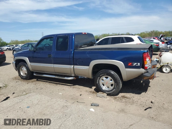 2002 GMC Sierra 1500 SLE z VIN 1GTEK19T92Z285346, wystawiony jako Copart lot #55022305 z przebiegiem 117 944 mil mil oraz Szkoda całkowita • Salvage title. Historia ofert i sprzedaży dostępna na DreamBid. Obrazek 2.
