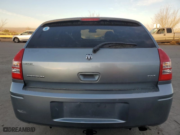 2007 Dodge Magnum with VIN 2D4FV47V77H846848, listed as a Copart auction lot 82251074 with 160,158 mi miles and Salvage Title. Bid and sale history available at carsss.com. Image 6.