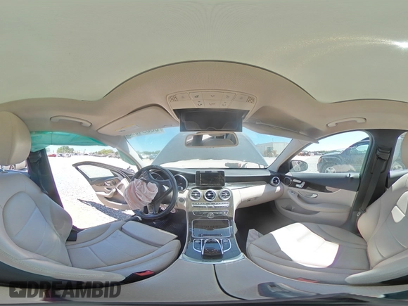2016 Mercedes-Benz C 300 Luxury with VIN 55SWF4KB2GU112226, listed as a Copart auction lot 53394035 with 76,478 mi miles and Salvage title. Bid and sale history available at DreamBid. Image 14.