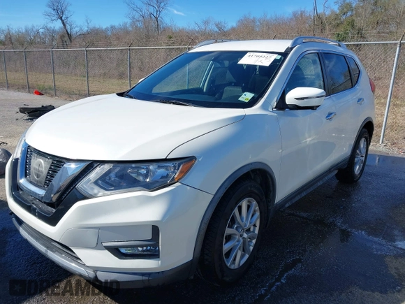 2017 Nissan Rogue S with VIN KNMAT2MT8HP608721, listed as a IAAI auction lot 41705227 with 147,480 mi miles and . Bid and sale history available at DreamBid. Image 17.