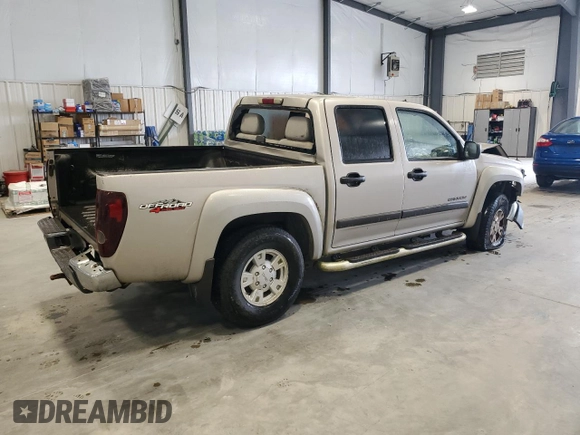 2004 GMC Canyon 1SB SLE Z85 with VIN 1GTDT136248121067, listed as a Copart auction lot 80638214 with 135,436 mi miles and Salvage Title. Bid and sale history available at carsss.com. Image 3.