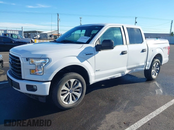 2017 Ford F-150 XL with VIN 1FTEW1EP9HFA26847, listed as a IAAI auction lot 41294852 with 152,543 mi miles. Bid and sale history available at carsss.com. Image 18.