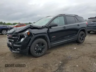 2024 GMC Terrain AT4 z VIN 3GKALYEG1RL312767, wystawiony jako Copart lot #56311045 z przebiegiem 21 174 mil mil oraz Szkoda całkowita • Salvage title. Historia ofert i sprzedaży dostępna na DreamBid. Obrazek 1.