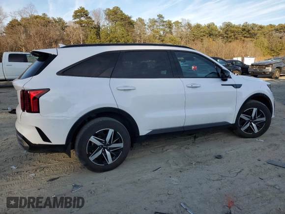 2022 Kia Sorento S with VIN 5XYRL4LC0NG123150, listed as a Copart auction lot 46350195 with 34,777 mi miles and Salvage Title. Bid and sale history available at carsss.com. Image 3.
