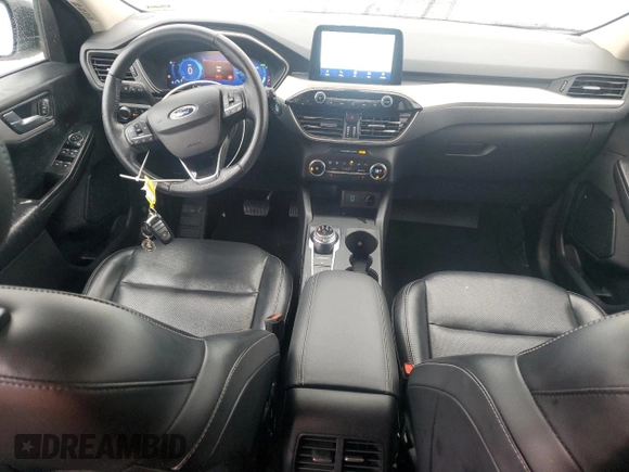 2020 Ford Escape SE Sport Hybrid with VIN 1FMCU0BZ4LUC32901, listed as a Copart auction lot 42052085 with 77,689 mi miles and Salvage Title. Bid and sale history available at DreamBid. Image 8.