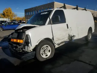 2011 Chevrolet Express Cargo Van with VIN 1GCZGUCG1B1111849, listed as a Copart auction lot 78073424 with Not Provided miles and Salvage Title. Bid and sale history available at carsss.com. Image 1.