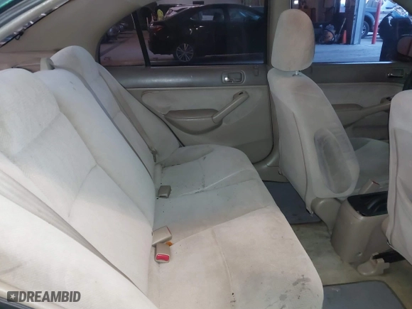 2002 Honda Civic LX with VIN 2HGES16612H595748, listed as a IAAI auction lot 41356181 with 299,899 mi miles. Bid and sale history available at carsss.com. Image 8.