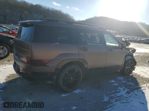 2024 Hyundai Santa Fe Calligraphy with VIN 5NMP5DG16RH010468, listed as a Copart auction lot 83769744 with 14,689 mi miles and Salvage title. Bid and sale history available at DreamBid. Image 3.
