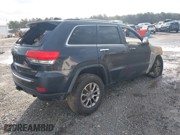 2014 Jeep Grand Cherokee Limited with VIN 1C4RJEBM1EC574629, listed as a IAAI auction lot 41696495 with 1 mi miles. Bid and sale history available at carsss.com. Image 4.