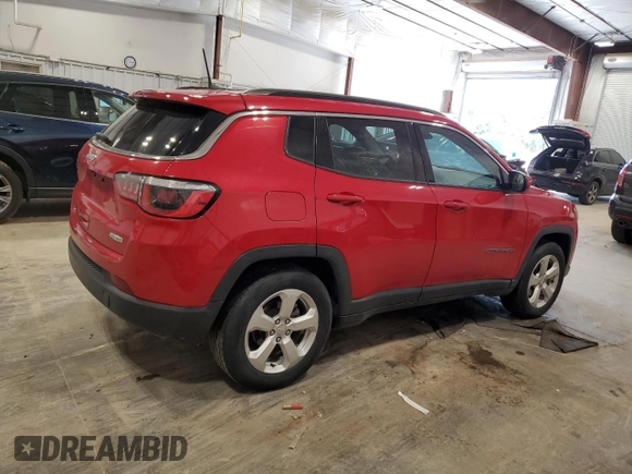 2017 Jeep Compass Latitude с VIN 3C4NJCBB6HT672694, выставлен на аукционе Copart как лот 61753625 с пробегом 62 592 миль миль и На запчасти • Non repairable. История ставок и продаж доступна на DreamBid. Изображение 3.