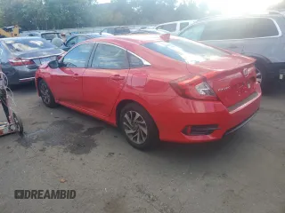 2018 Honda Civic EX with VIN 2HGFC2F74JH530701, listed as a Copart auction lot 74676554 with 69,624 mi miles and Salvage Title. Bid and sale history available at DreamBid. Image 2.