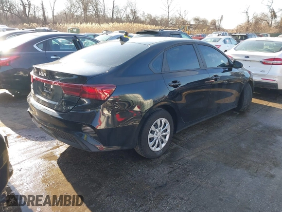2024 Kia Forte LXS with VIN 3KPF24AD7RE815216, listed as a IAAI auction lot 41423571 with 12,655 mi miles. Bid and sale history available at carsss.com. Image 4.