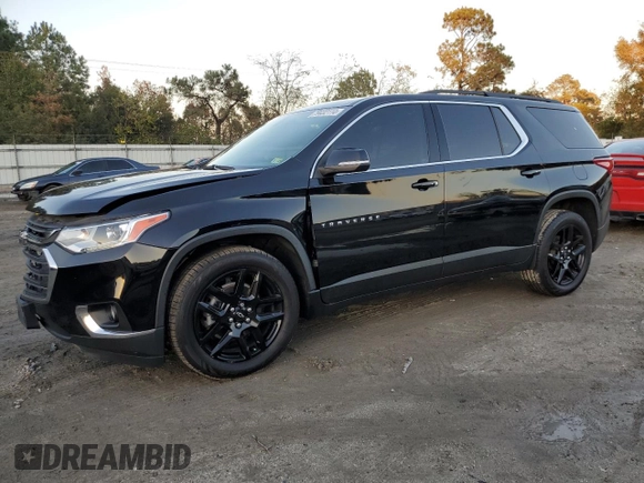 2021 Chevrolet Traverse LT Cloth with VIN 1GNERGKW7MJ168621, listed as a Copart auction lot 79432114 with 63,476 mi miles and Salvage title. Bid and sale history available at DreamBid. Image 1.