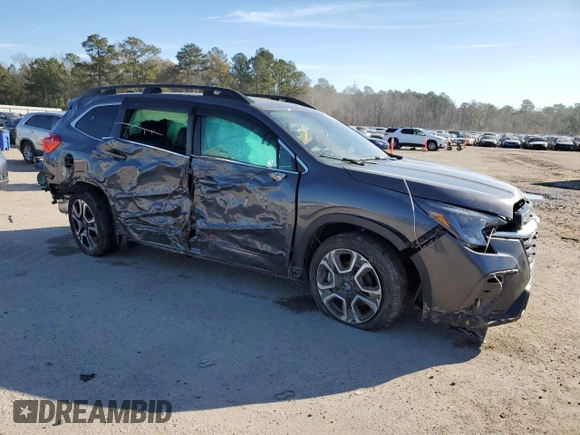 2024 Subaru Ascent Limited z VIN 4S4WMAUD6R3425425, wystawiony jako Copart lot #88303745 z przebiegiem 7233 mil mil oraz Szkody całkowita. Historia ofert i sprzedaży dostępna na DreamBid. Obrazek 4.