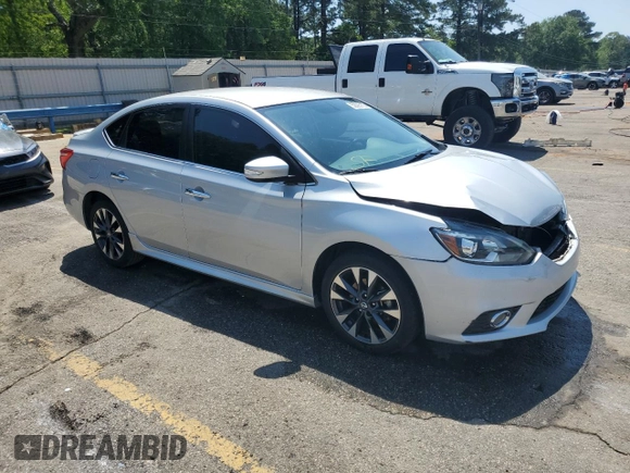 2017 Nissan Sentra SR with VIN 3N1AB7AP5HY298729, listed as a Copart auction lot 52925115 with 96,658 mi miles and Salvage Title. Bid and sale history available at DreamBid. Image 4.