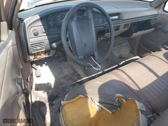 1996 Ford F-150 Special with VIN 1FTEF15Y6TNA15313, listed as a Copart auction lot 77675254 with 0 mi miles and Salvage Title. Bid and sale history available at carsss.com. Image 8.