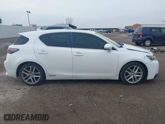 2014 Lexus CT 200h with VIN JTHKD5BH8E2196518, listed as a IAAI auction lot 41672745 with 126,655 mi miles and . Bid and sale history available at DreamBid. Image 13.