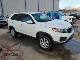 2012 Kia Sorento LX with VIN 5XYKT4A15CG267518, listed as a Copart auction lot 46803705 with 0 mi miles and Non Repairable. Bid and sale history available at carsss.com. Image 4.