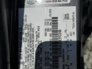2012 Ford Fusion SEL z VIN 3FAHP0JA2CR293240, wystawiony jako Copart lot #54842035 z przebiegiem 236 208 mil mil oraz Szkoda całkowita • Salvage title. Historia ofert i sprzedaży dostępna na DreamBid. Obrazek 12.
