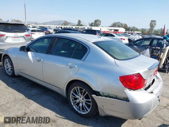 2007 Infiniti G35 Sedan Journey with VIN JNKBV61E87M727668, listed as a IAAI auction lot 41969548 with 138,821 mi miles. Bid and sale history available at carsss.com. Image 3.