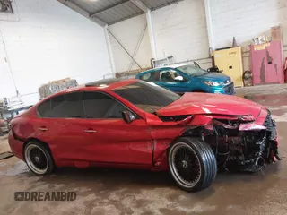 2021 Infiniti Q50 Red Sport 400 z VIN JN1FV7DR6MM881107, wystawiony jako IAAI lot #42370115 z przebiegiem 45 999 mil mil oraz . Historia ofert i sprzedaży dostępna na DreamBid. Obrazek 12.