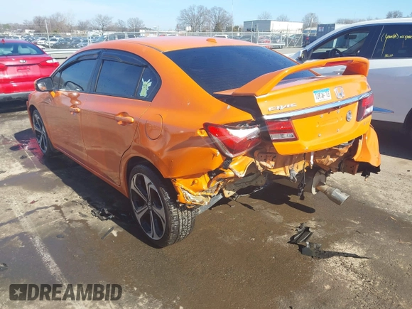 2015 Honda Civic Si z VIN 2HGFB6E59FH701279, wystawiony jako IAAI lot #41491029 z przebiegiem 180 974 mil mil oraz . Historia ofert i sprzedaży dostępna na DreamBid. Obrazek 3.