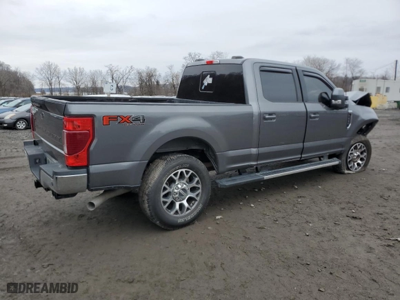 2022 Ford Super Duty F-350 SRW XL with VIN 1FT8W3B69NEG20781, listed as a Copart auction lot 47973624 with 0 mi miles and Salvage Title. Bid and sale history available at carsss.com. Image 3.