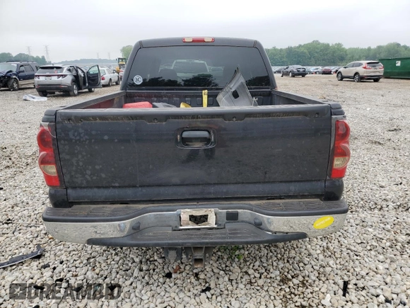 2006 Chevrolet Silverado 1500 LT1 with VIN 2GCEC13T961157807, listed as a Copart auction lot 49849085 with Not Provided miles and Salvage Title. Bid and sale history available at carsss.com. Image 6.