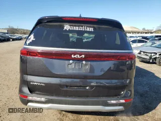2024 Kia Carnival LX with VIN KNDNB4H30R6330432, listed as a Copart auction lot 47146295 with 18,496 mi miles and Salvage Title. Bid and sale history available at carsss.com. Image 6.