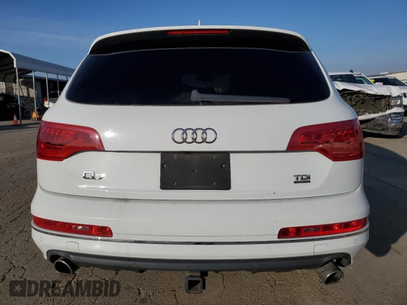 2014 Audi Q7 3.0L TDI Premium with VIN WA1CMAFE3ED002880, listed as a Copart auction lot 84277394 with 224,090 mi miles and Salvage Title. Bid and sale history available at carsss.com. Image 6.