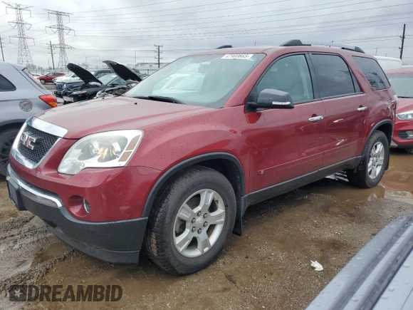 2010 GMC Acadia SL with VIN 1GKLVKED1AJ171751, listed as a Copart auction lot 47900665 with 118,241 mi miles and Clean Title. Bid and sale history available at carsss.com. Image 1.