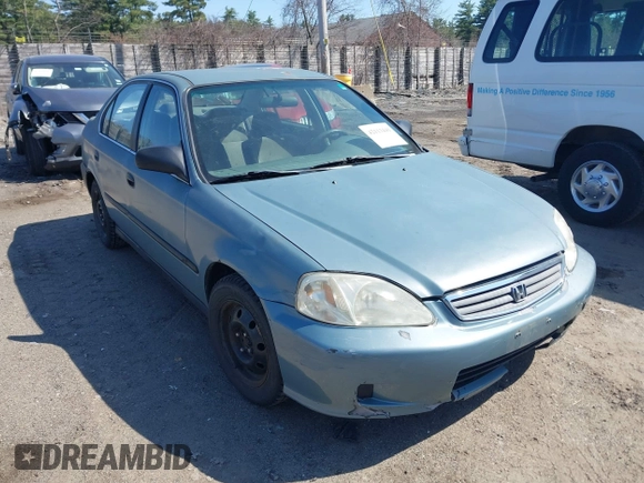2000 Honda Civic LX with VIN 1HGEJ667XYL058591, listed as a IAAI auction lot 42113441 with 225,945 mi miles. Bid and sale history available at carsss.com. Image 1.
