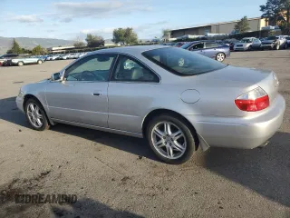 2003 Acura CL Type S with VIN 19UYA41663A011689, listed as a Copart auction lot 44245305 with 190,444 mi miles and Salvage Title. Bid and sale history available at carsss.com. Image 2.