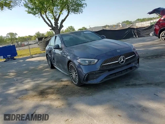 2024 Mercedes-Benz C 300 with VIN W1KAF4GB6RR172565, listed as a Copart auction lot 49794055 with 31,308 mi miles and Salvage Title. Bid and sale history available at carsss.com. Image 10.