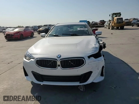2023 BMW 2 Series 230i xDrive with VIN 3MW33CM06P8D23448, listed as a Copart auction lot 75215964 with 17,213 mi miles and Salvage Title. Bid and sale history available at carsss.com. Image 10.