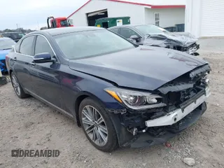 2019 Genesis G80 3.8L with VIN KMHGN4JE2KU299404, listed as a IAAI auction lot 41750391 with 66,156 mi miles. Bid and sale history available at carsss.com. Image 1.