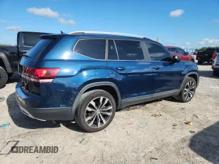 2018 Volkswagen Atlas SE with VIN 1V2DR2CA8JC509601, listed as a Copart auction lot 63747935 with 176,406 mi miles and Salvage title. Bid and sale history available at DreamBid. Image 3.