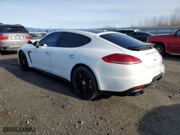 2016 Porsche Panamera 4 with VIN WP0AA2A79GL005814, listed as a Copart auction lot 37342643 with 86,848 mi miles. Bid and sale history available at carsss.com. Image 2.