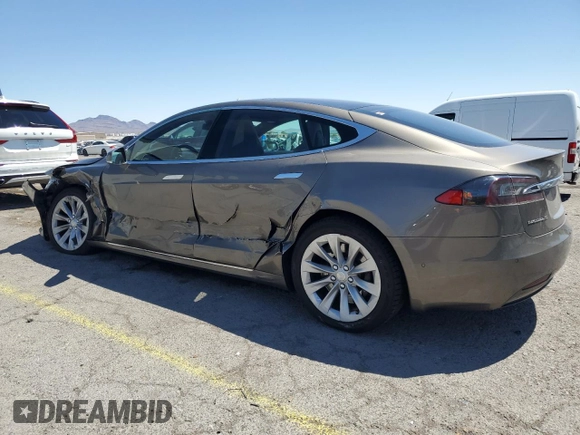 2016 Tesla Model S 70 with VIN 5YJSA1E1XGF147239, listed as a Copart auction lot 56529075 with 82,562 mi miles and Salvage title. Bid and sale history available at DreamBid. Image 2.