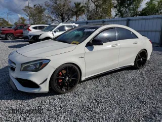 2018 Mercedes-Benz CLA with VIN WDDSJ5CB3JN558564, listed as a Copart auction lot 84856284 with 92,661 mi miles and Salvage Title. Bid and sale history available at carsss.com. Image 1.