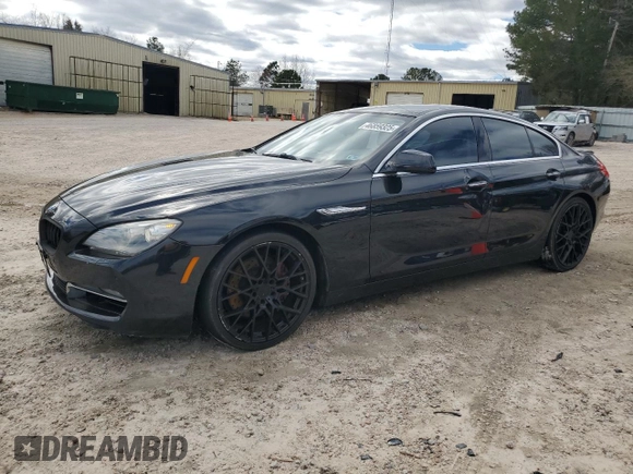 2013 BMW 6 Series 650i xDrive with VIN WBA6B4C59DD098203, listed as a Copart auction lot 46859325 with 131,797 mi miles and Clean Title. Bid and sale history available at carsss.com. Image 1.