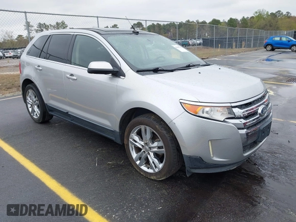 2012 Ford Edge Limited with VIN 2FMDK3K97CBA32533, listed as a IAAI auction lot 41846715 with 183,649 mi miles. Bid and sale history available at carsss.com. Image 1.