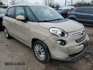 2017 FIAT 500L Pop with VIN ZFBCFAAHXHZ040036, listed as a Copart auction lot 44979975 with 33,514 mi miles and Salvage Title. Bid and sale history available at DreamBid. Image 4.