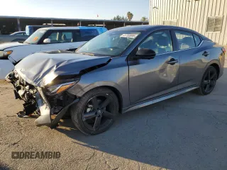 2022 Nissan Sentra SR with VIN 3N1AB8DV6NY313282, listed as a Copart auction lot 41793895 with 41,465 mi miles and Non Repairable. Bid and sale history available at carsss.com. Image 1.