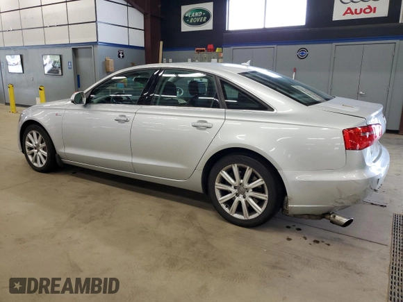 2013 Audi A6 Premium Plus with VIN WAUGGAFC8DN034033, listed as a Copart auction lot 55471895 with 136,840 mi miles and Salvage title. Bid and sale history available at DreamBid. Image 2.