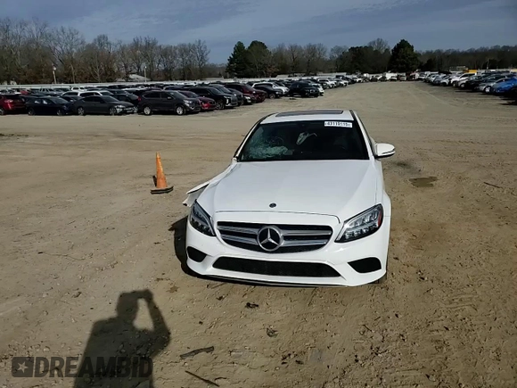 2019 Mercedes-Benz C 300 with VIN 55SWF8EB9KU291652, listed as a Copart auction lot 43119115 with Not Provided miles and Salvage Title. Bid and sale history available at carsss.com. Image 11.