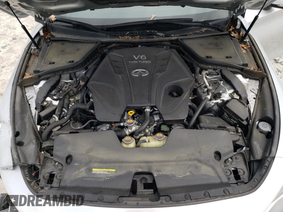 2020 Infiniti Q60 Luxe with VIN JN1EV7EKXLM340167, listed as a Copart auction lot 46643473 with 28,966 mi miles and . Bid and sale history available at carsss.com. Image 12.