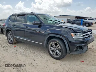 2019 Volkswagen Atlas SE with VIN 1V2XR2CA0KC560587, listed as a Copart auction lot 61511165 with 101,731 mi miles and Salvage title. Bid and sale history available at DreamBid. Image 4.