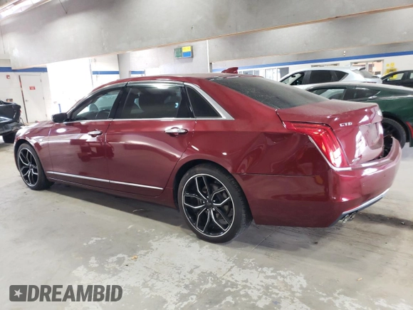 2016 Cadillac CT6 Premium Luxury AWD with VIN 1G6KF5RS4GU163667, listed as a Copart auction lot 79191604 with 52,474 mi miles and Salvage Title. Bid and sale history available at DreamBid. Image 2.